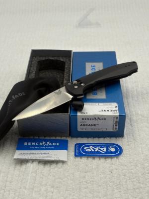 Benchmade 490 Arcane Made In USA NIB Manual Assisted Flipper Discontinued