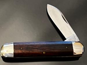 Vintg.Clauss Fremont Ohio,USA Case Contract Knife 1920-1950’s 3-3/4”Single Blade Walnut Handle Used