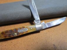 CASE XX USA 5 Dot 1995 Amber Jigged Bone 6333 SS Knife - #A CASE XX USA 5 Dot 1995 Amber Jigged Bone 6333 SS Knife - #A