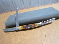 CASE XX USA 5 Dot 1995 Amber Jigged Bone 6333 SS Knife - #A CASE XX USA 5 Dot 1995 Amber Jigged Bone 6333 SS Knife - #A