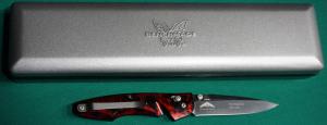 BENCHMADE 771BC1-01 OSBORNE RED/BLACK PRE PRODUCTION #037/1000 POCKETKNIFE