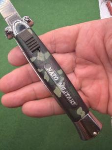 Rare Chrome Bolstered Nato Military OTF Rare Chrome Bolstered Nato Military OTF