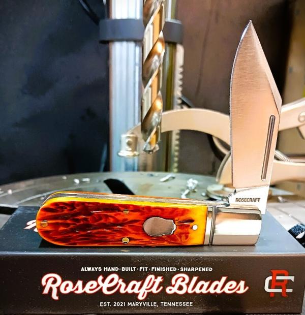 RoseCraft Blades Loosahatchie Jack Dapper Jigged Bone RCT10-DJB 14C28N Stainless RoseCraft Blades Loosahatchie Jack Dapper Jigged Bone RCT10-DJB 14C28N Stainless