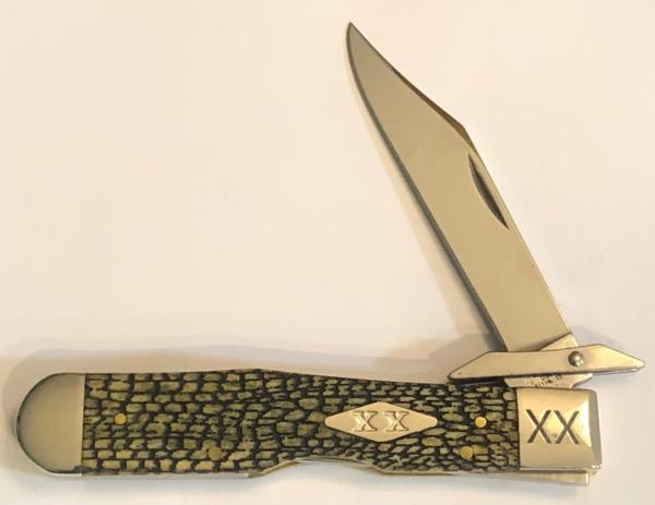 New in Original Box 2022 Case Olive Green Bone Lizard Skin Cheetah New in Original Box 2022 Case Olive Green Bone Lizard Skin Cheetah