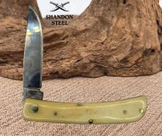 Marble's White Smooth Bone Work Knife 3 3/4" Single Blade Pocket Knife MR579 -14 Marble's White Smooth Bone Work Knife 3 3/4" Single Blade Pocket Knife MR579 -14
