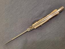 28cm/11" Frank B FLATGUARD PICKLOCK w/STAG Italian Stiletto AUTO 28cm/11" Frank B FLATGUARD PICKLOCK w/STAG Italian Stiletto AUTO