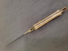 28cm/11" Frank B FLATGUARD PICKLOCK w/STAG Italian Stiletto AUTO 28cm/11" Frank B FLATGUARD PICKLOCK w/STAG Italian Stiletto AUTO