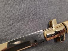 28cm/11" Frank B FLATGUARD PICKLOCK w/STAG Italian Stiletto AUTO 28cm/11" Frank B FLATGUARD PICKLOCK w/STAG Italian Stiletto AUTO