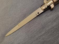 28cm/11" Frank B FLATGUARD PICKLOCK w/STAG Italian Stiletto AUTO 28cm/11" Frank B FLATGUARD PICKLOCK w/STAG Italian Stiletto AUTO