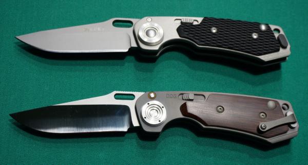 CRKT 4504 HAWK D.O.G. FOLDER AND THE ORIGINAL IT WAS REPRODUCED FROM BOTH NEW