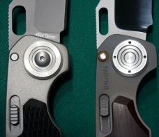CRKT 4504 HAWK D.O.G. FOLDER AND THE ORIGINAL IT WAS REPRODUCED FROM BOTH NEW