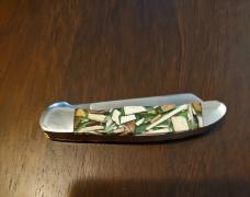 2010 Remington R2253 Cowbell Cutlery / Michael Prater Ivory Camo custom 2010 Remington R2253 Cowbell Cutlery / Michael Prater Ivory Camo custom