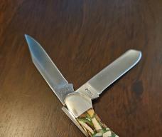 2010 Remington R2253 Cowbell Cutlery / Michael Prater Ivory Camo custom 2010 Remington R2253 Cowbell Cutlery / Michael Prater Ivory Camo custom