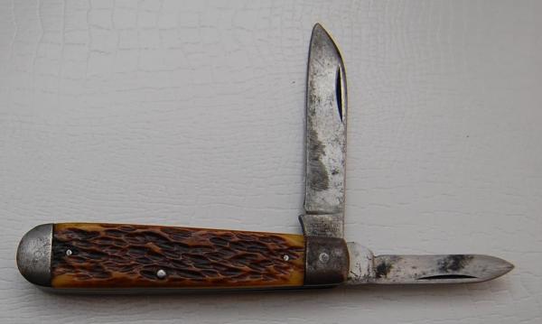 Camillus In Good Condition With Brown Bone Covers 3 3/8 Camillus In Good Condition With Brown Bone Covers 3 3/8