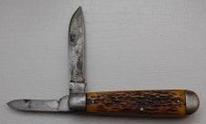 Camillus In Good Condition With Brown Bone Covers 3 3/8 Camillus In Good Condition With Brown Bone Covers 3 3/8