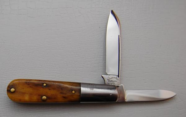 A.J. Jordan Cutlery Company In Excellent Condition With Wood Covers 3 3/8 A.J. Jordan Cutlery Company In Excellent Condition With Wood Covers 3 3/8
