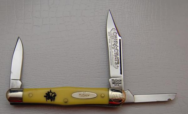McGrew In Near Mint Condition With Yellow Synthetic Covers 3 1/2 McGrew In Near Mint Condition With Yellow Synthetic Covers 3 1/2