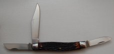 Camillus In Near Mint Condition With Red Bone Synthetic Covers 3 7/8 Camillus In Near Mint Condition With Red Bone Synthetic Covers 3 7/8