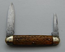 Finedge In Very Good Condition With Brown Bone Covers 3 1/2 Finedge In Very Good Condition With Brown Bone Covers 3 1/2