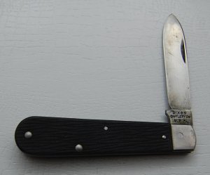 Dixon In Excellent Condition With Black Textured Synthetic Covers 3 3/8