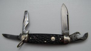 Boker Unofficial Scout With Brown Bone Covers 3 5/8
