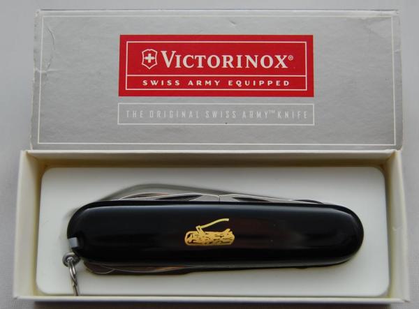 Victorinox In Mint Condition With Black Plastic Covers 3 1/2 Victorinox In Mint Condition With Black Plastic Covers 3 1/2