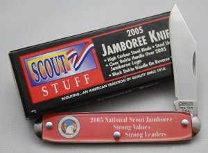 Camillus In Mint Condition With Clear Delrin Over Jamboree Logo Covers 3 1/2