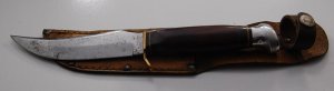 Olsen Knife Company In Very Good Condition With Walnut Covers 9 1/2" Long (601)