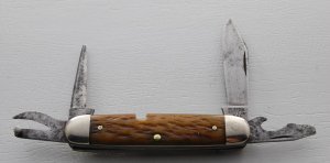 Ulster In Very Good Condition With Brown Jigged Bone Covers 3 7/16