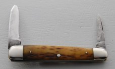 Cattaraugus In Very Good Condition With Brown Jigged Bone Covers 3 5/16