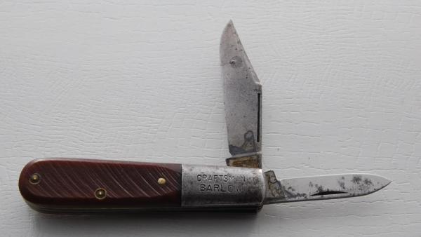 Craftsman In Very Good Condition With Sawcut Brown Delrin Covers 3 1/4 Craftsman In Very Good Condition With Sawcut Brown Delrin Covers 3 1/4