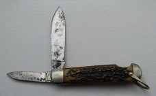 Imperial In Very Good Condition With Brown Bone Covers 3 3/8 Imperial In Very Good Condition With Brown Bone Covers 3 3/8