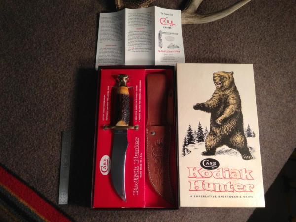 CASE KODIAK HUNTER 1965 - 1980 NOS IN ORIGINAL BOX INDIA STAG NEVER USED CASE KODIAK HUNTER 1965 - 1980 NOS IN ORIGINAL BOX INDIA STAG NEVER USED