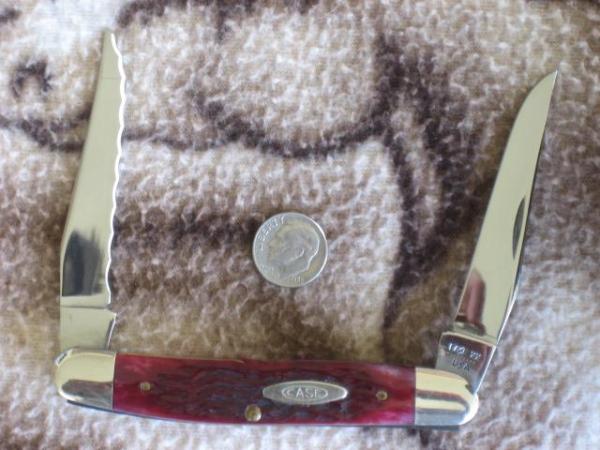 Case XX USA Muskrat Pocketknife 1981 Uncommon serrated blade Case XX USA Muskrat Pocketknife 1981 Uncommon serrated blade