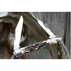 Great Eastern Cutlery Northfield 33 Conductor Genuine Stag GEC Great Eastern Cutlery Northfield 33 Conductor Genuine Stag GEC