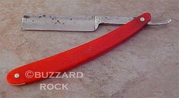 Vintage UNION CUTLERY Co. Olean N.Y. RED DOG Straight Razor USA Vintage UNION CUTLERY Co. Olean N.Y. RED DOG Straight Razor USA