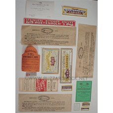 VINTAGE George WOSTENHOLM and Sons I*XL KNIFE Cutlery BOX LABELS & More VINTAGE George WOSTENHOLM and Sons I*XL KNIFE Cutlery BOX LABELS & More