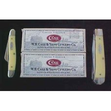 TWO NEW CASE YELLOW POCKET KNIVES 3254 & 3318 Farmer's Special TWO NEW CASE YELLOW POCKET KNIVES 3254 & 3318 Farmer's Special