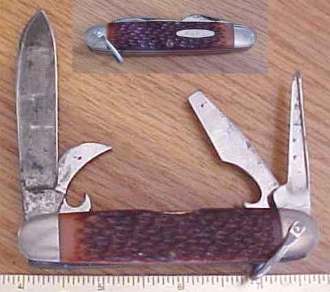 KABAR 1152 Camp UTILITY Pocket KNIFE with BAIL KABAR 1152 Camp UTILITY Pocket KNIFE with BAIL