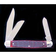 BOKER RED Jigged BONE MINT PREMIUM STOCKMAN Pocket Knife