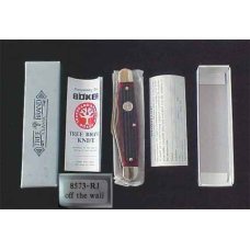BOKER RED Jigged BONE MINT PREMIUM STOCKMAN Pocket Knife BOKER RED Jigged BONE MINT PREMIUM STOCKMAN Pocket Knife