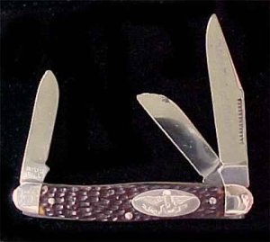 BOKER GREAT AMERICAN STORY KNIFE E Pluribus Unum PREMIUM STOCKMAN