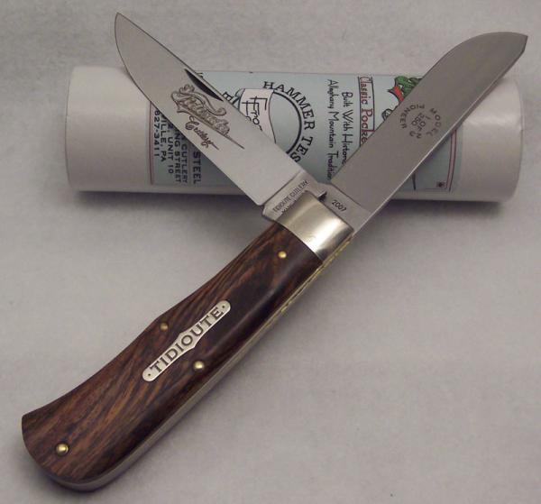 Great Eastern - (2007) - Model 23 Pioneer Tidioute Bocote Wood - 1095 Steel Blades Great Eastern - (2007) - Model 23 Pioneer Tidioute Bocote Wood - 1095 Steel Blades