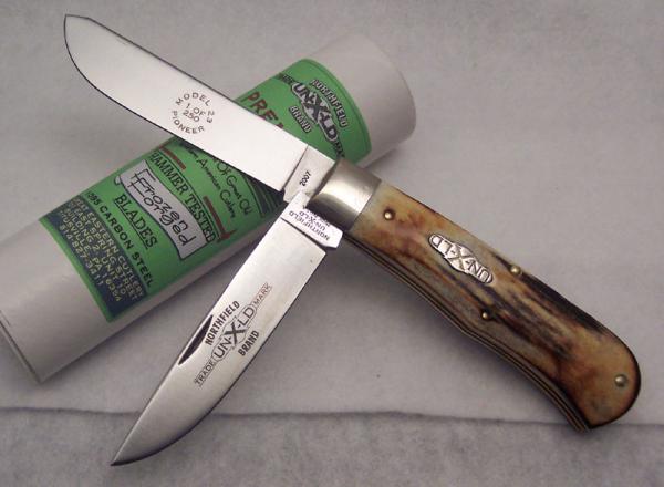 Great Eastern - 2007 - Model 23 Northfield Pioneer - Burnt Genuine Stag - 1095 Carbon Steel Blades Great Eastern - 2007 - Model 23 Northfield Pioneer - Burnt Genuine Stag - 1095 Carbon Steel Blades