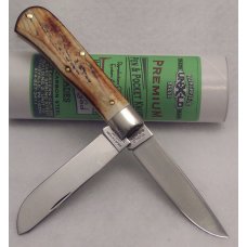 Great Eastern - 2007 - Model 73 Northfield Scout - Burnt Genuine Stag - 1095 Carbon Steel Blades Great Eastern - 2007 - Model 73 Northfield Scout - Burnt Genuine Stag - 1095 Carbon Steel Blades