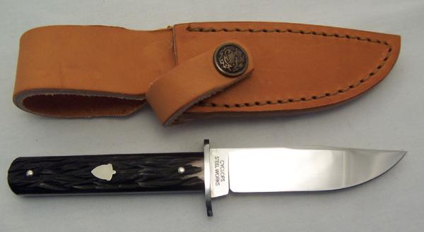Great Eastern - 2007 - Model # 10 - Horse Cut Walnut - 440C Stainless Steel Fixed Blade Great Eastern - 2007 - Model # 10 - Horse Cut Walnut - 440C Stainless Steel Fixed Blade