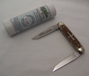 Great Eastern - 2007 - 53M Tidioute - Muskrat Cuban - Antique Green Bone