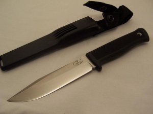 Fallkniven S1 Forest Knife - Laminated VG10 Custom Steel Blade (satin finish)