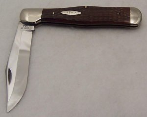 1974 Case XX C61050 Chrome Vanadium Steel Large Coke Bottle Knife - 5 1/8