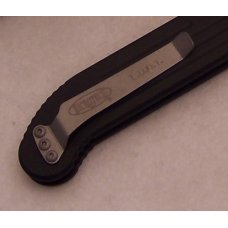 Microtech L.U.D.T. - Dual Action Auto Knife - Satin Non-Serrated Double Edge Blade